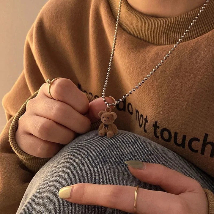 Plush Bear Necklace
