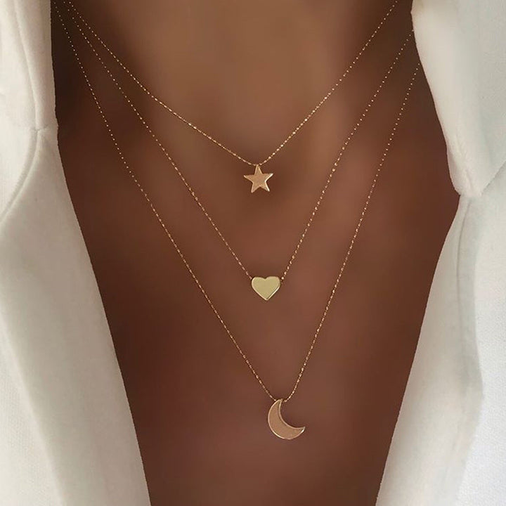 Layered Celestial Necklace