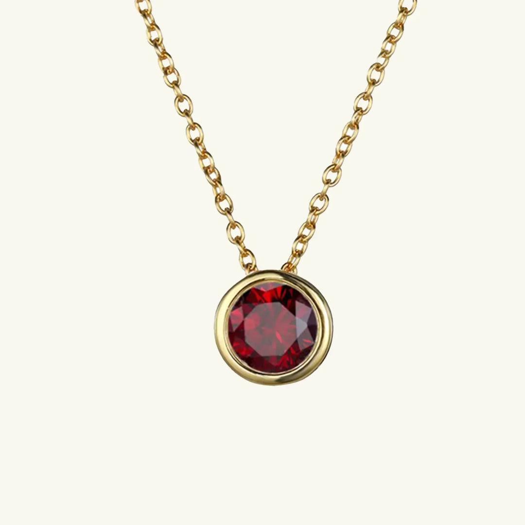 Olvera Birthstone Necklace — personalisation guide