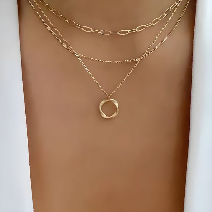 Vintage Gold Layered Chain