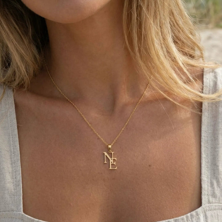 Amelyn Initials Necklace