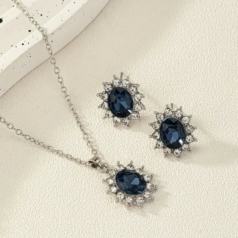 Katya Azuryn Jewelry Set | Silver-Tone