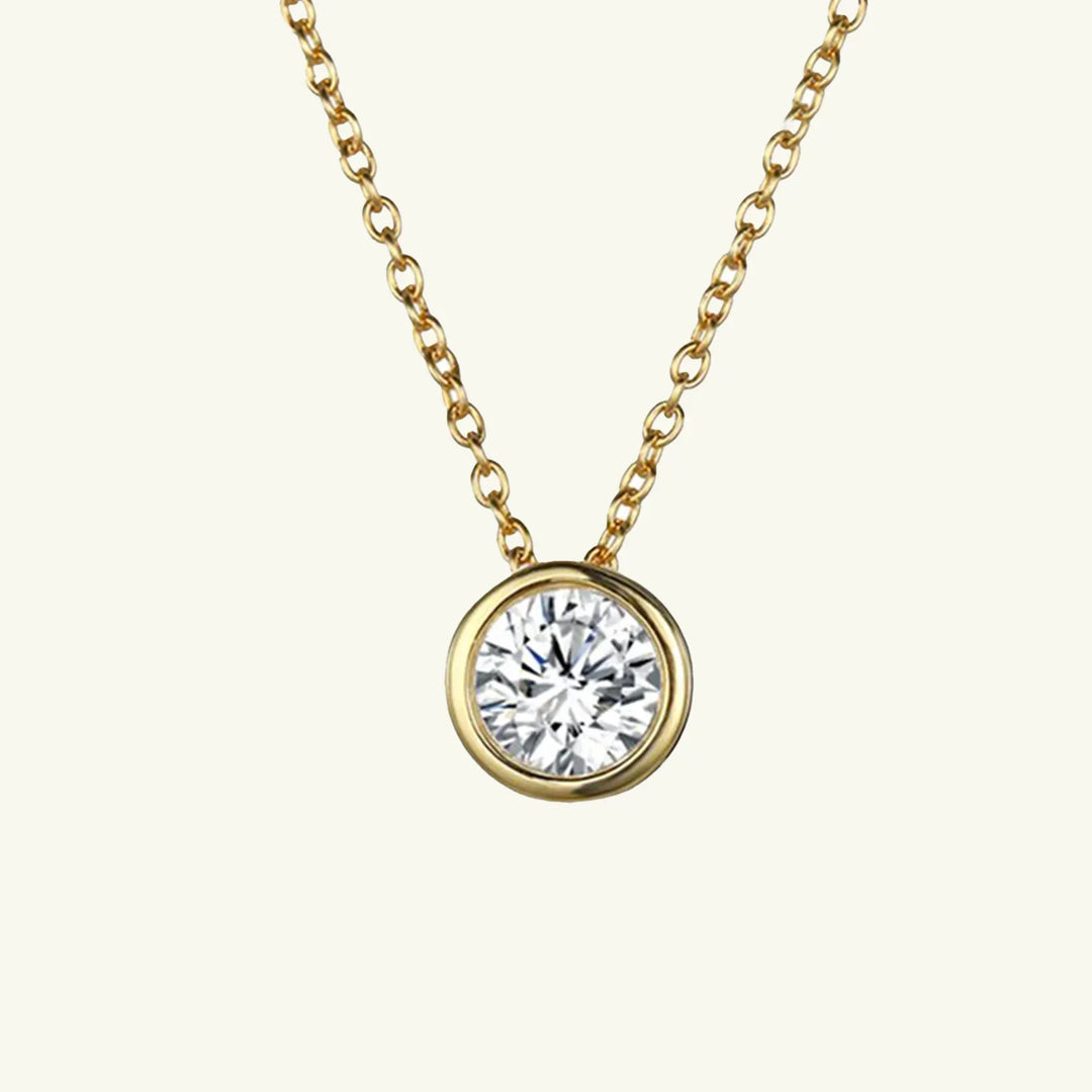Olvera Birthstone Necklace, detail view