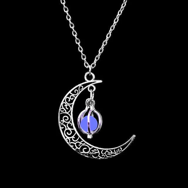 Enchanted Moon Necklace, shown on a plain background