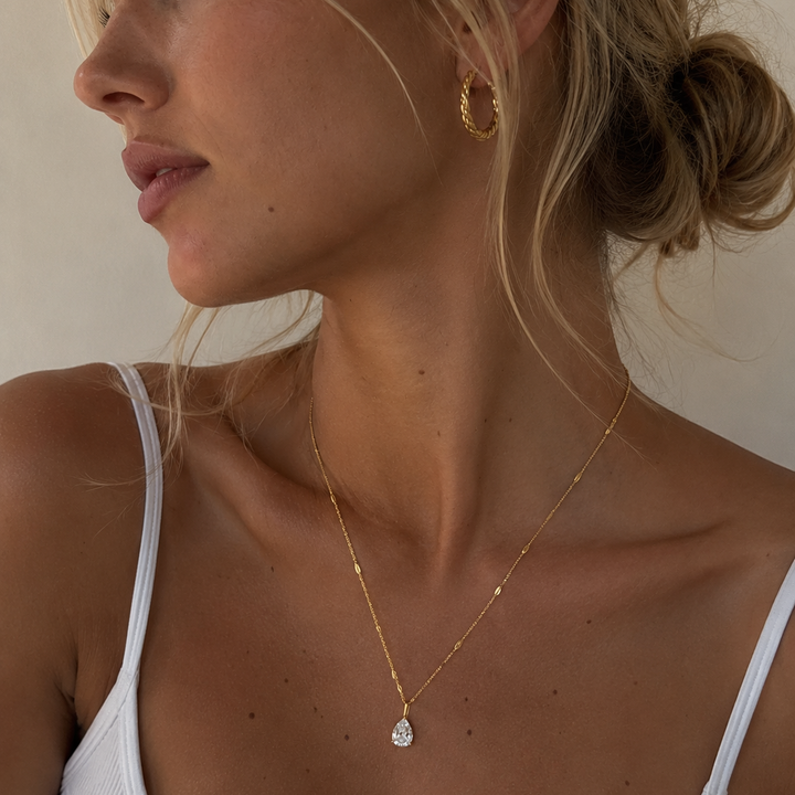 Auréa Drop Necklace Gold