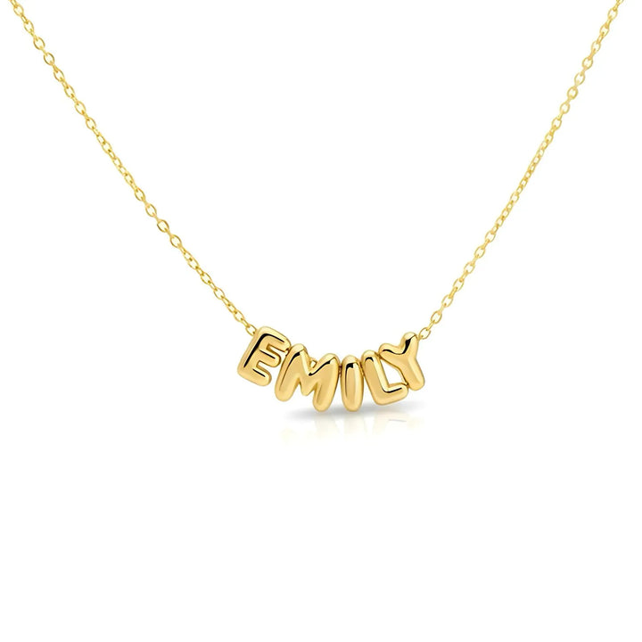 Elvira Balloon Letter Necklace