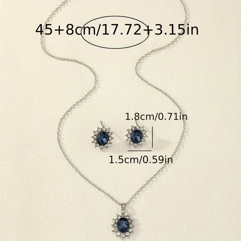 Katya Azuryn Jewelry Set | Silver-Tone