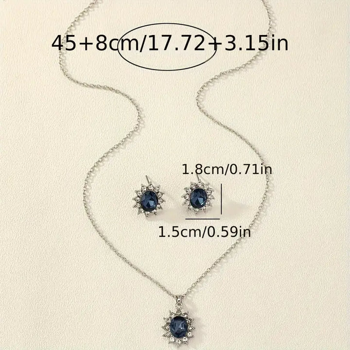 Katya Azuryn Jewelry Set | Silver-Tone
