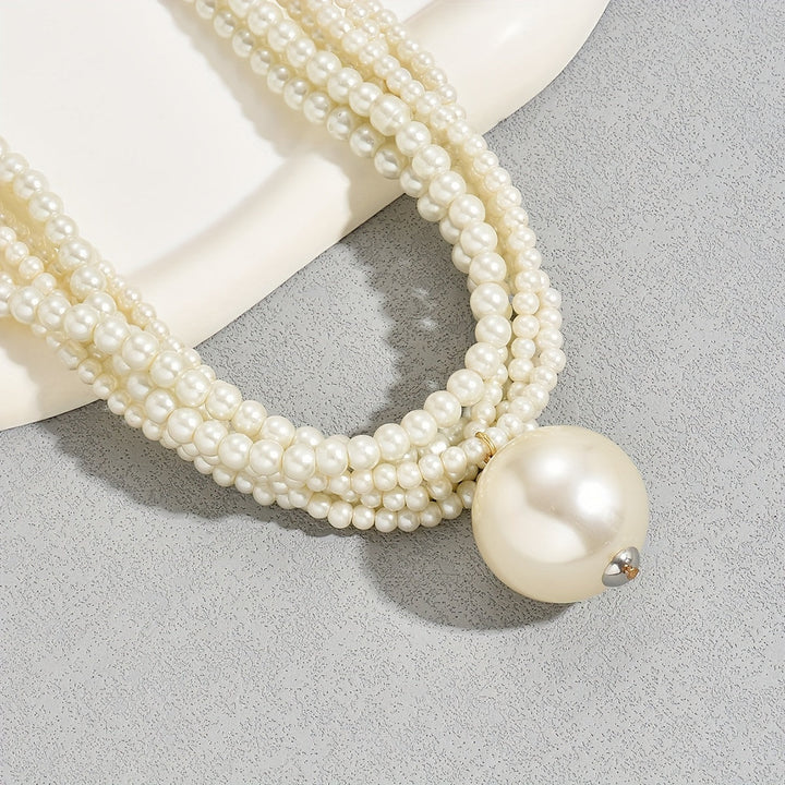 Grand Pearl Statement Necklace