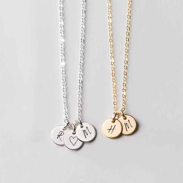 Allia Initial Charm Necklace, shown on a plain background