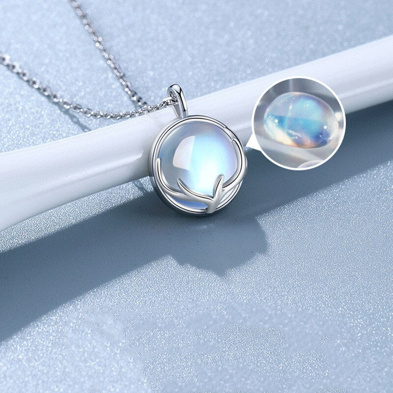 Moonstone Pendant, close-up detail