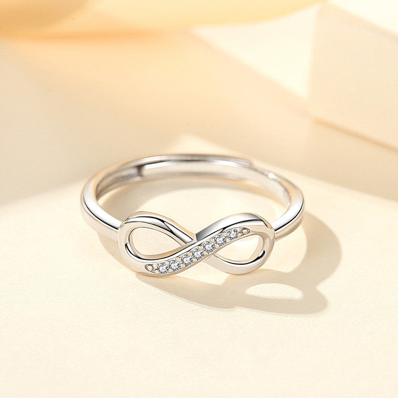 Infinity Ring, worn on the hand