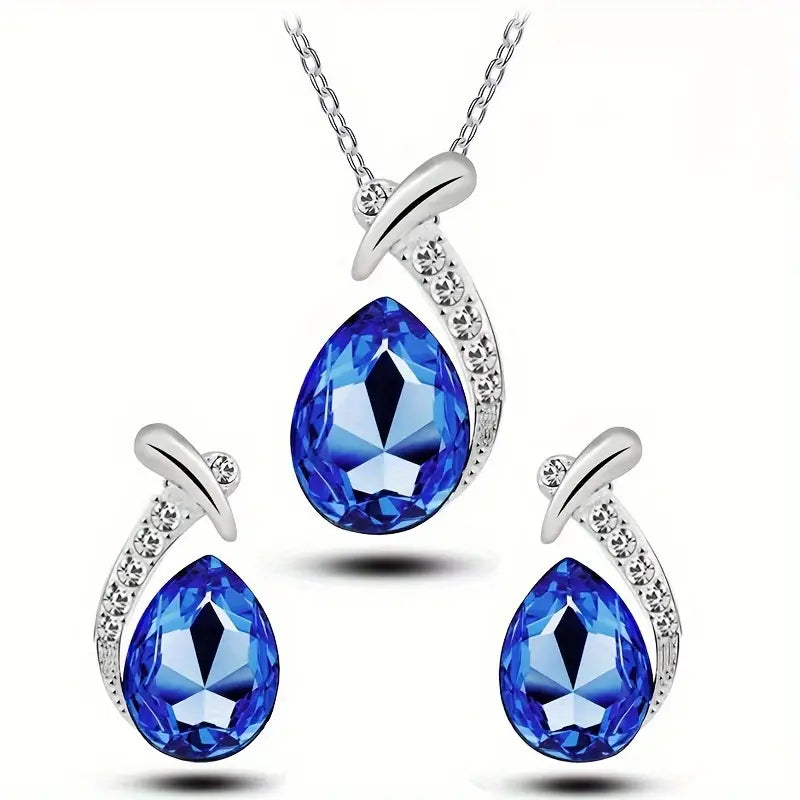 Classic Mermaid Elegance Jewelry Set | Silver-Tone