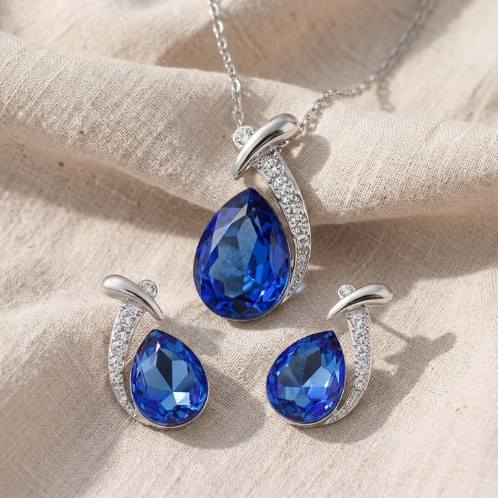 Classic Mermaid Elegance Jewelry Set | Silver-Tone