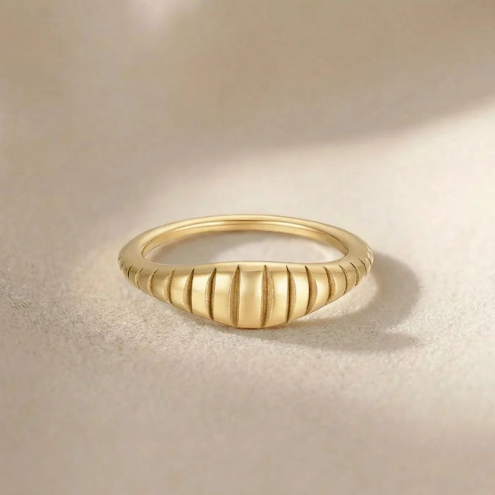 Ylia Ring, worn on the hand