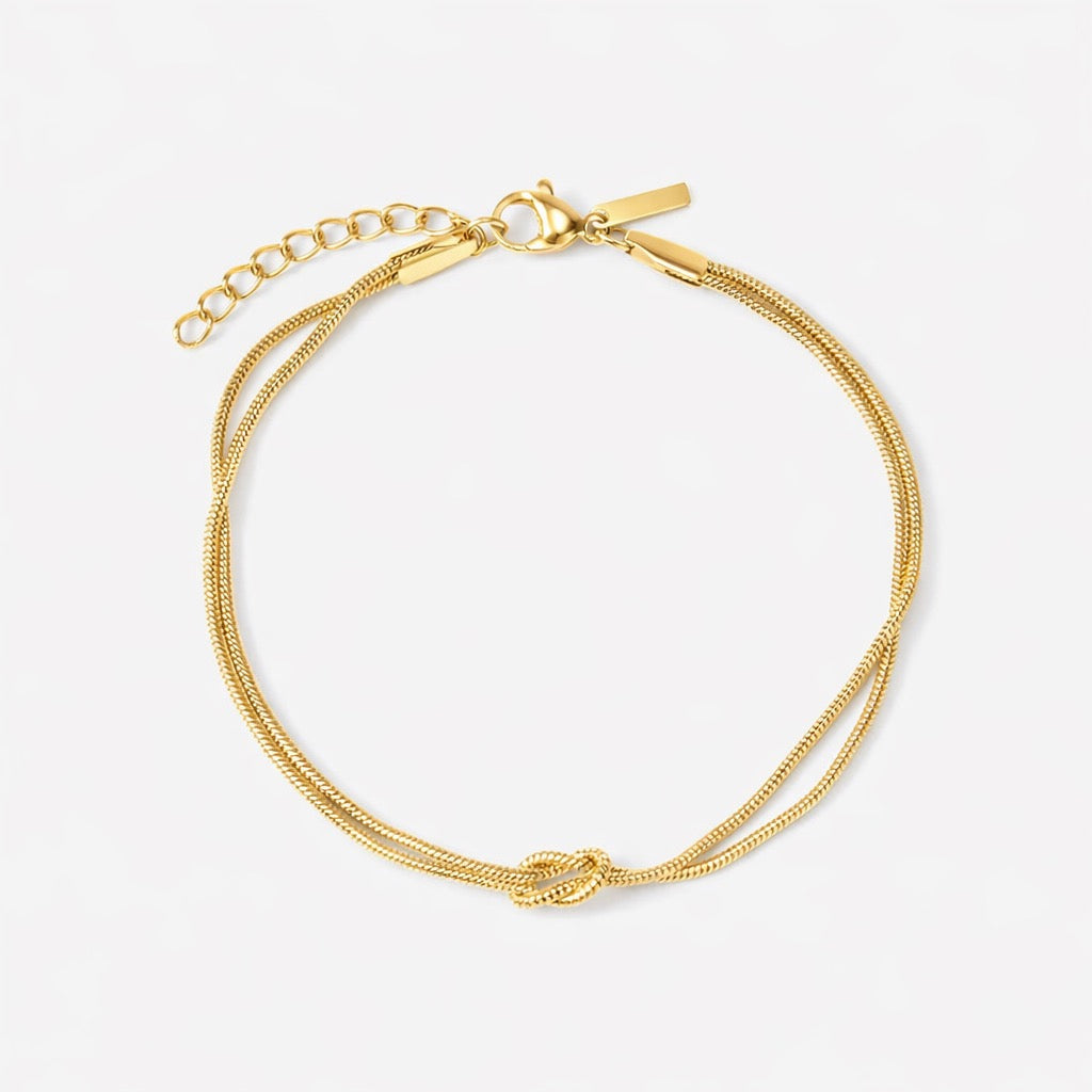 Eternal Bond Knot Bracelets, shown on a plain background