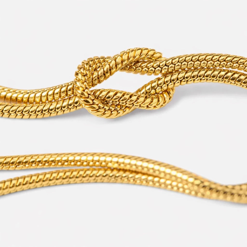 Eternal Bond Knot Bracelets, close-up detail