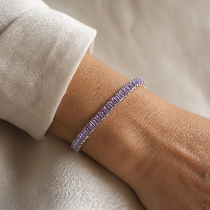 Box Link Silver-Tone Bracelet