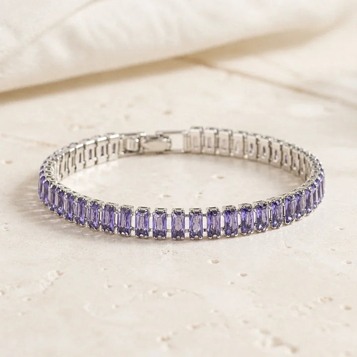 Box Link Silver-Tone Bracelet