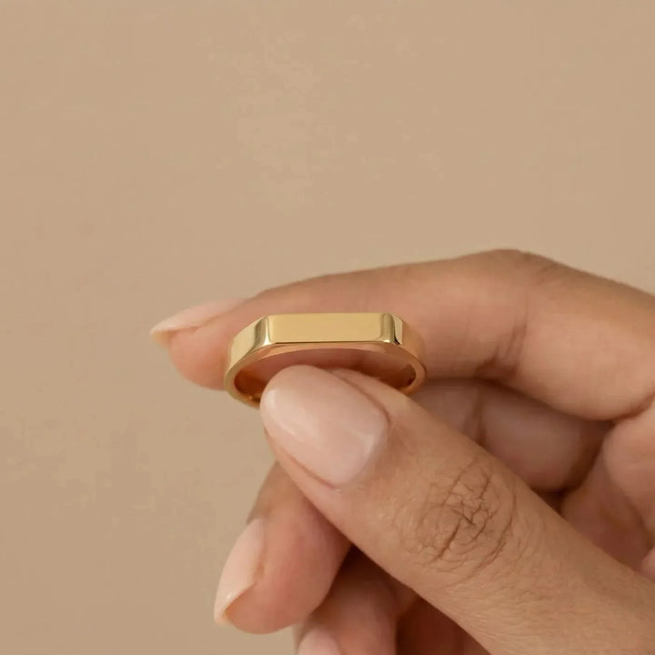 Celesta Ring, worn, side view