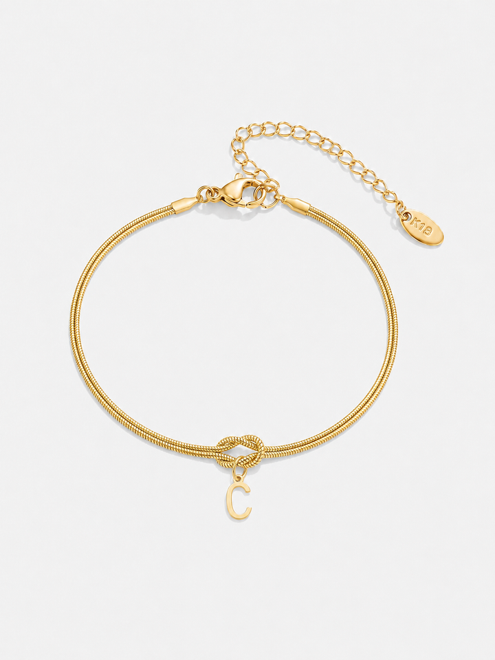 Personal Connection Initial Bracelet