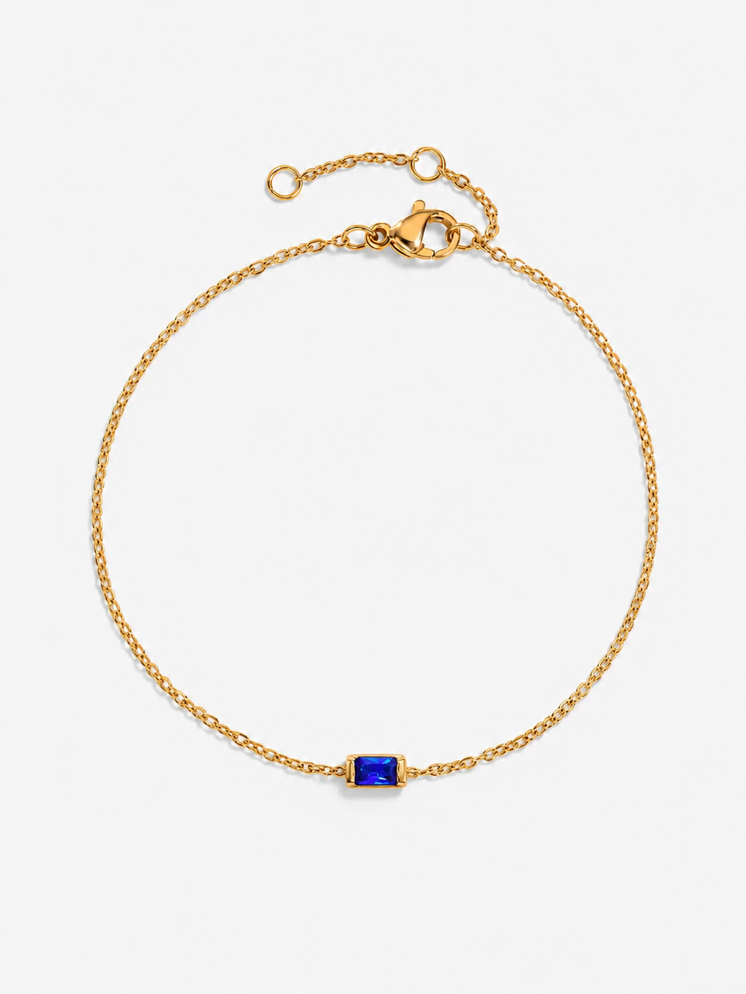 Birthstone Bracelet in gold