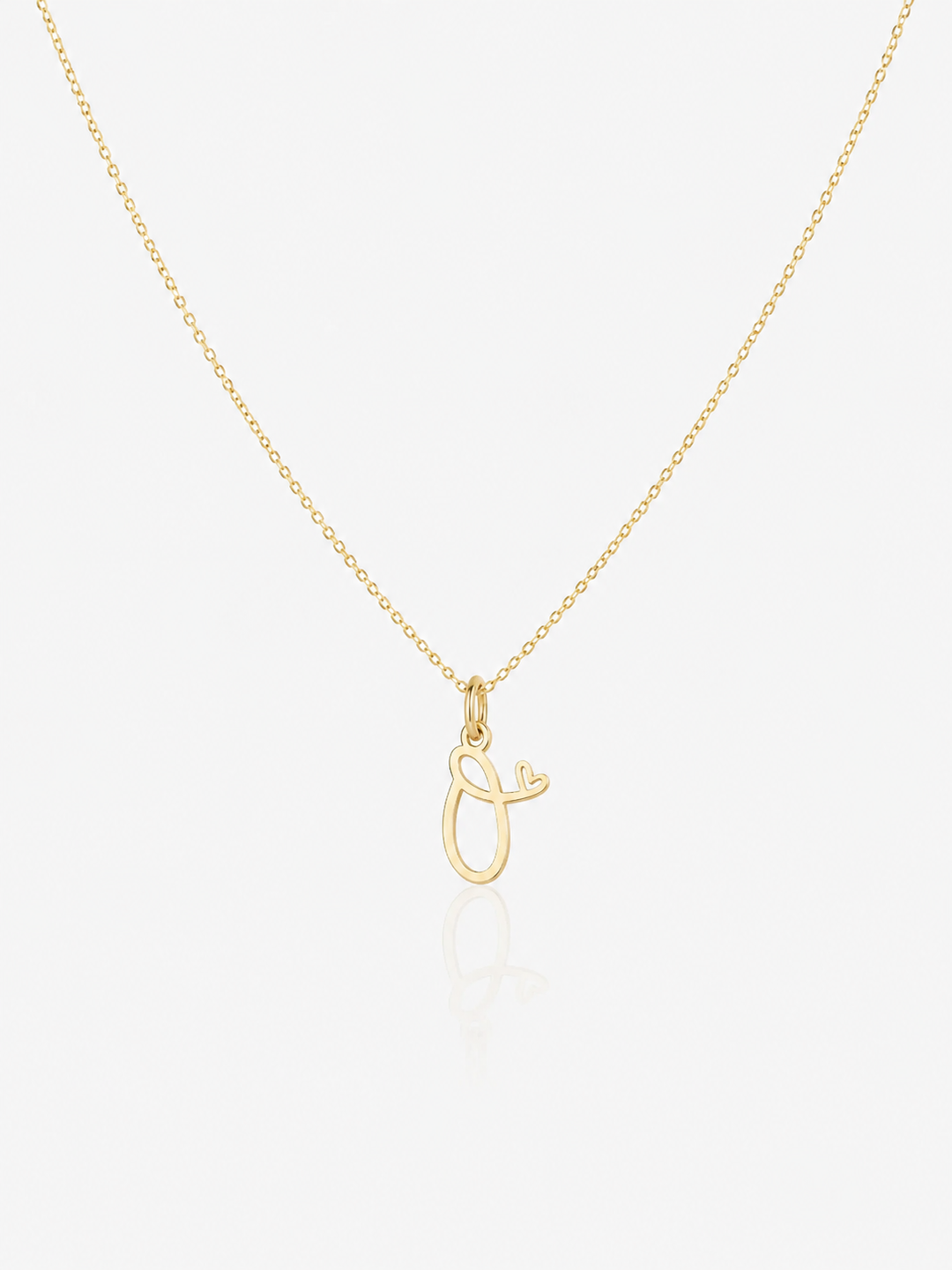Equilibrio Initial and Heart Necklace
