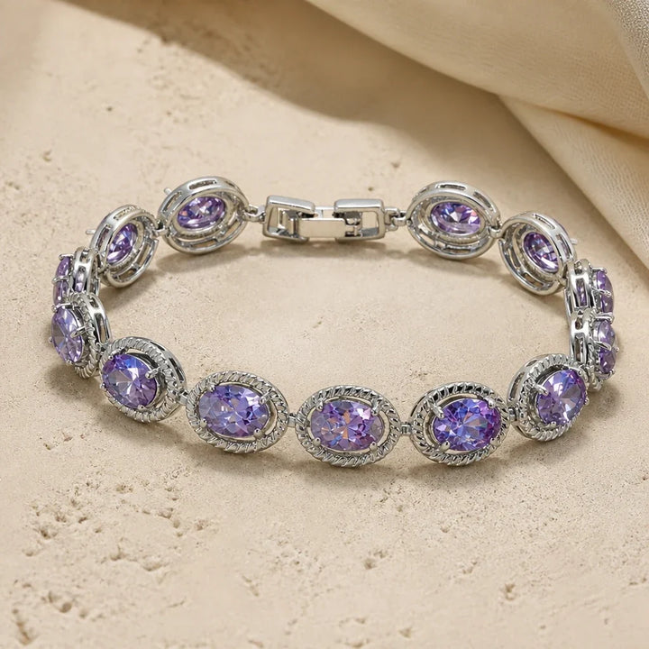 Zirconia Link Bracelet