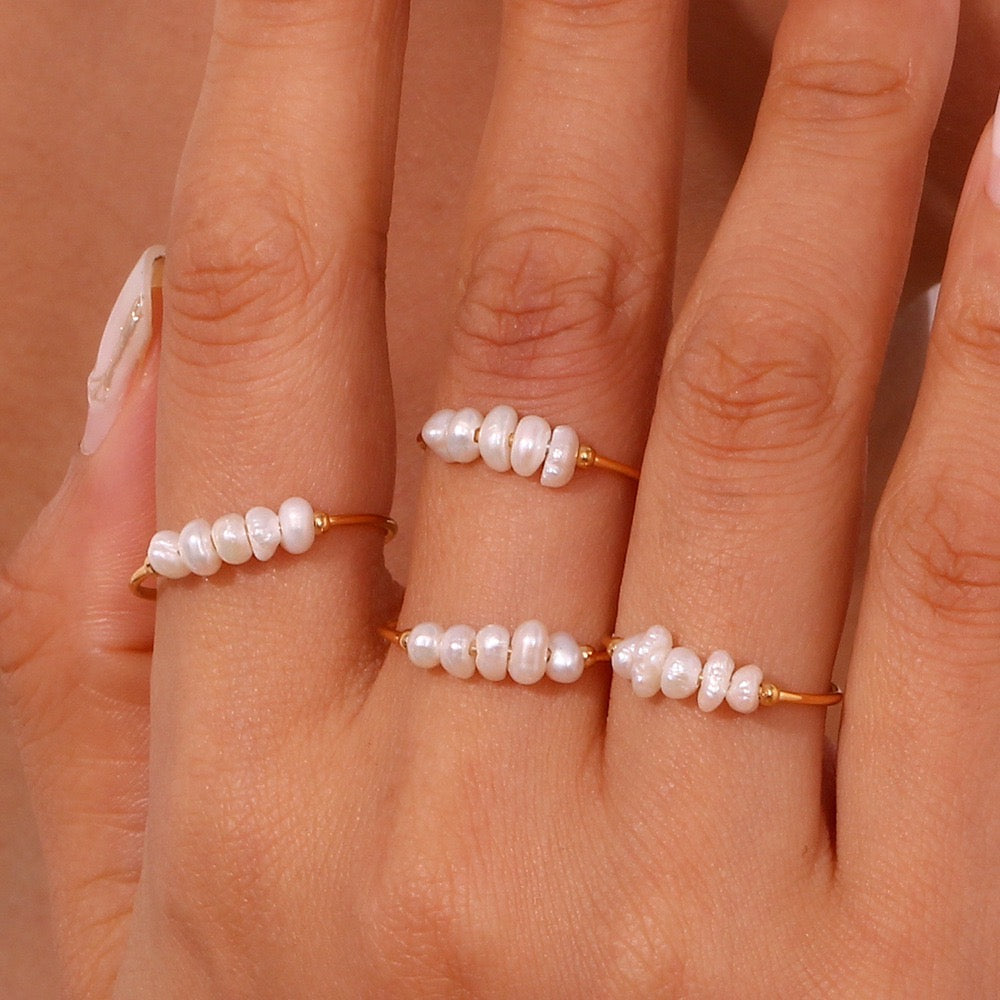 Freshwater Pearl Ring, shown on the model