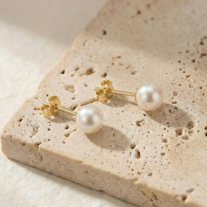 Gioia Earrings, shown on the model