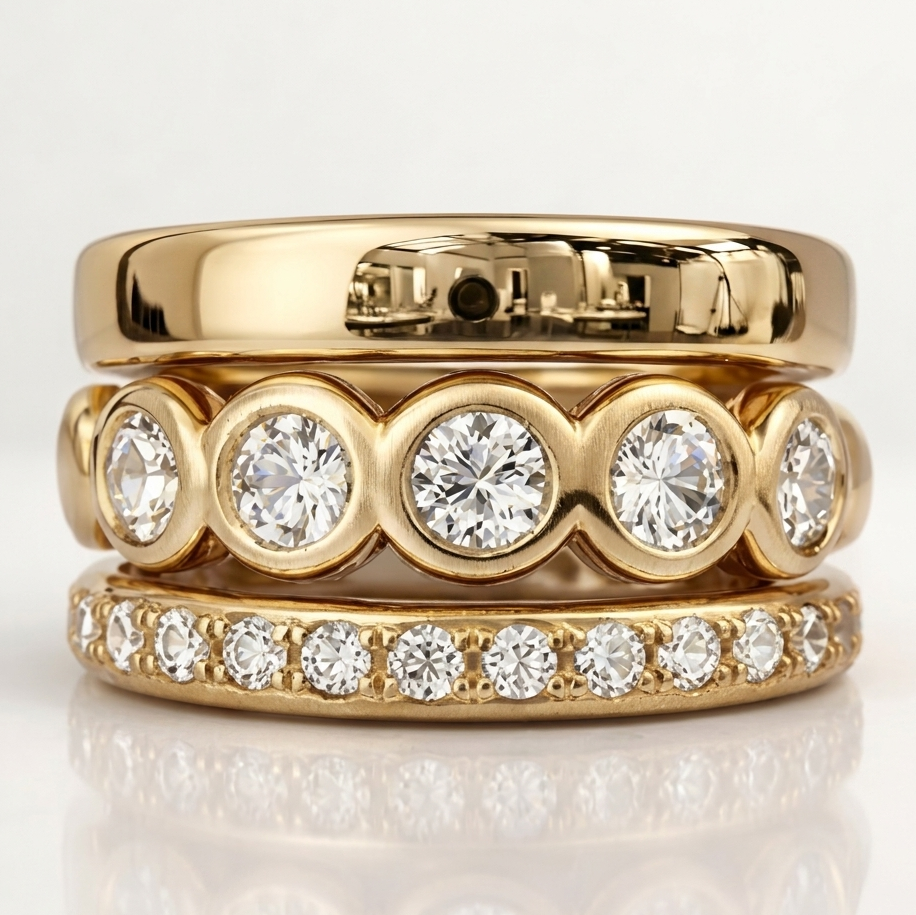 Magica Forged Gold-Tone Ring