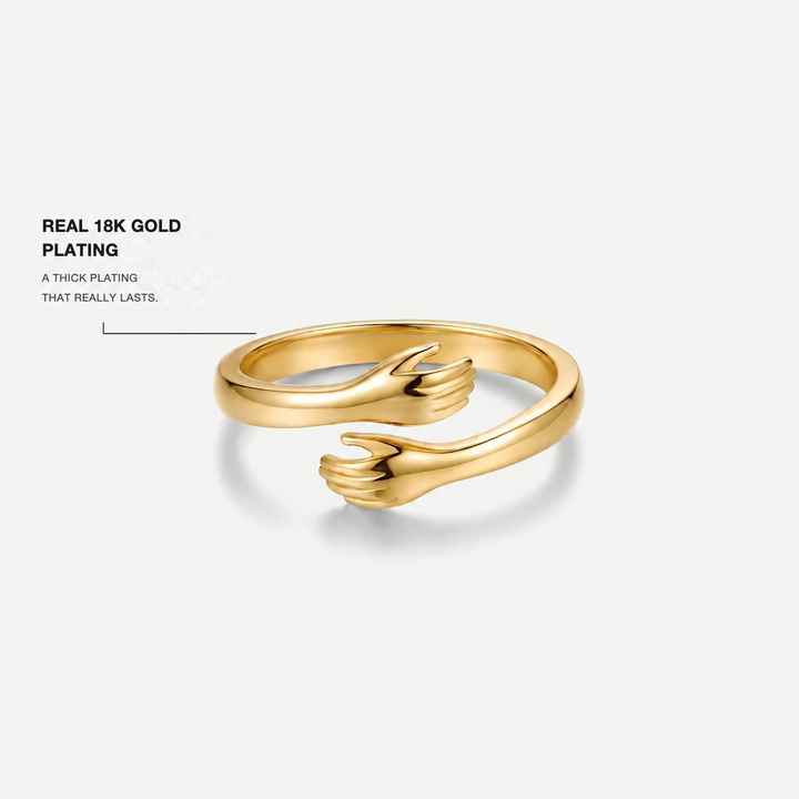 Eternal Embrace Adjustable Ring, shown on a plain background