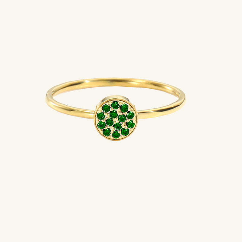 Selene Classic Birthstone Ring, side view 2