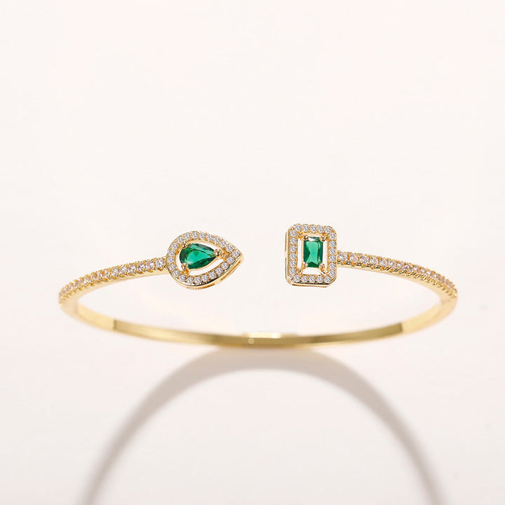 Verdeira Caruso Emerald Bracelet | Gold-Tone