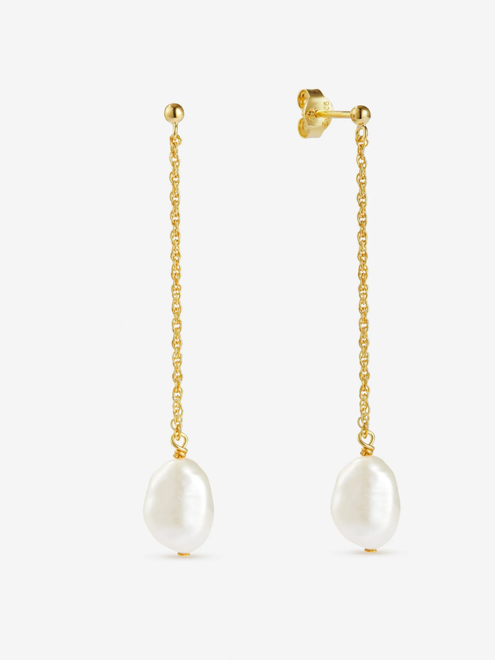 Talea Pearl Chain Earrings