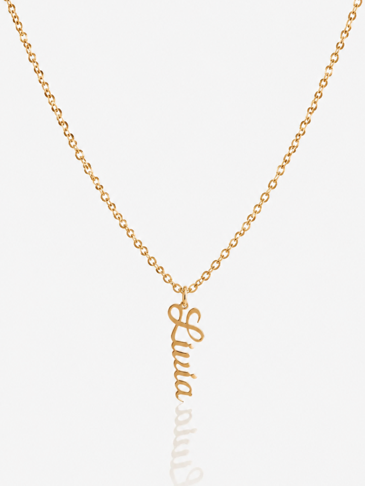 Liana Vertical Name Necklace