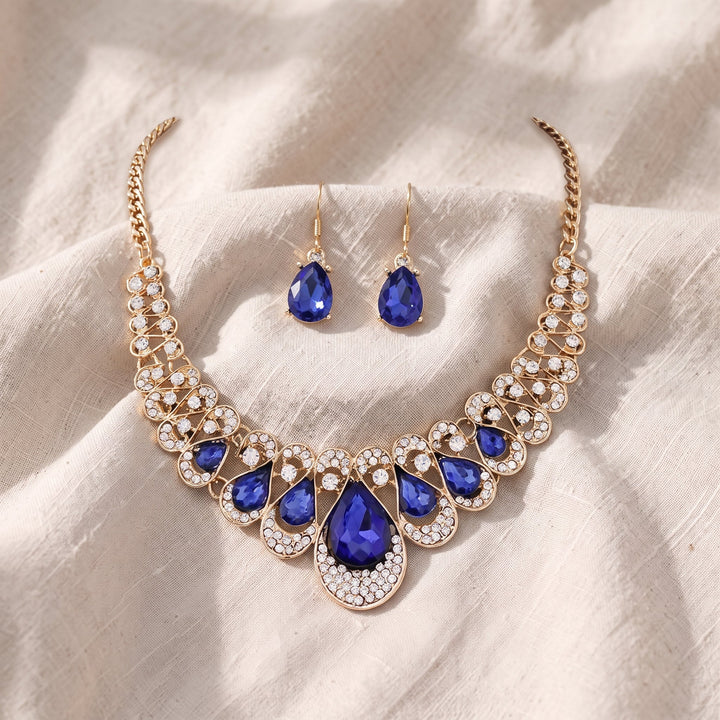 Maevina Zafiros Jewelry Set | Gold-Tone
