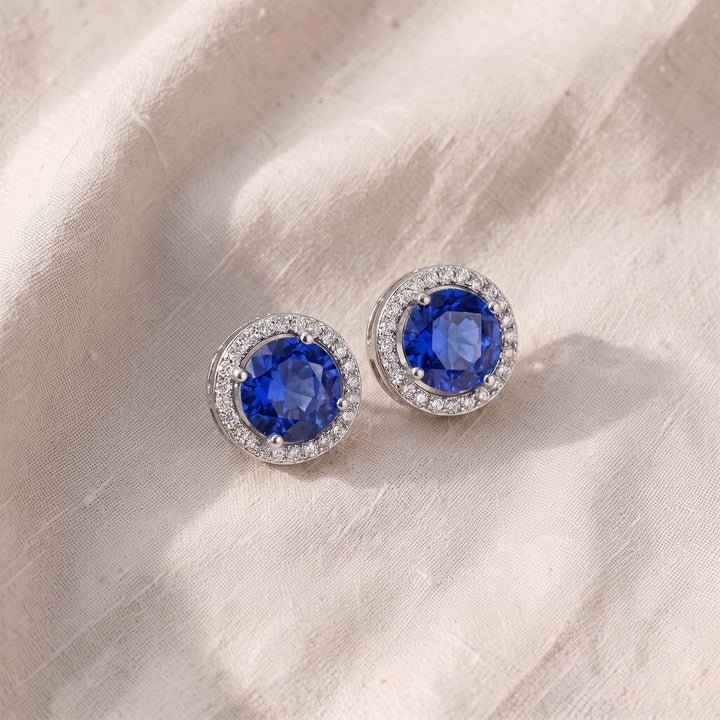 Lucia Celestine Earrings | Silver-Tone