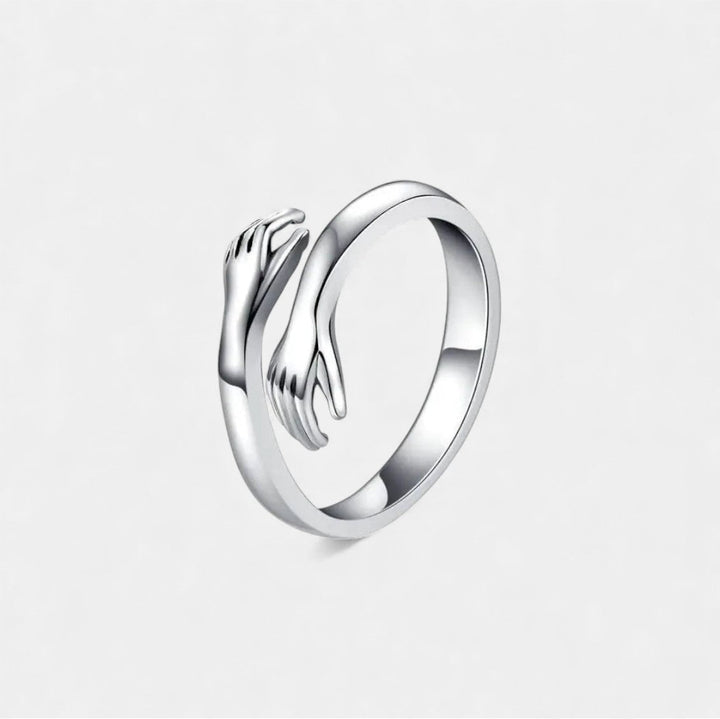 Eternal Embrace Adjustable Ring, close-up detail