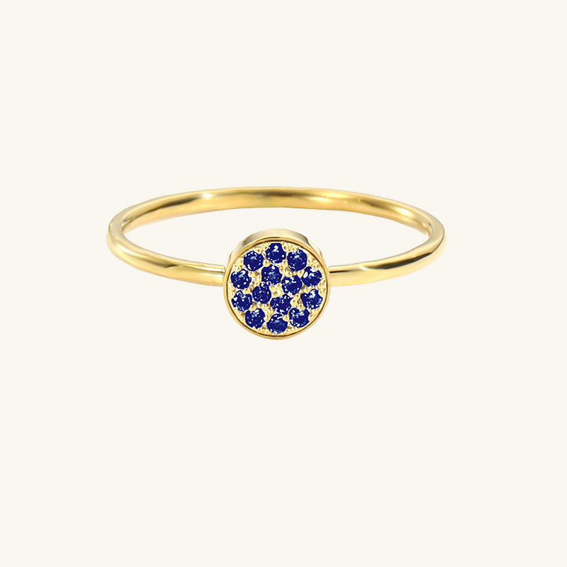Selene Classic Birthstone Ring, close-up detail 2