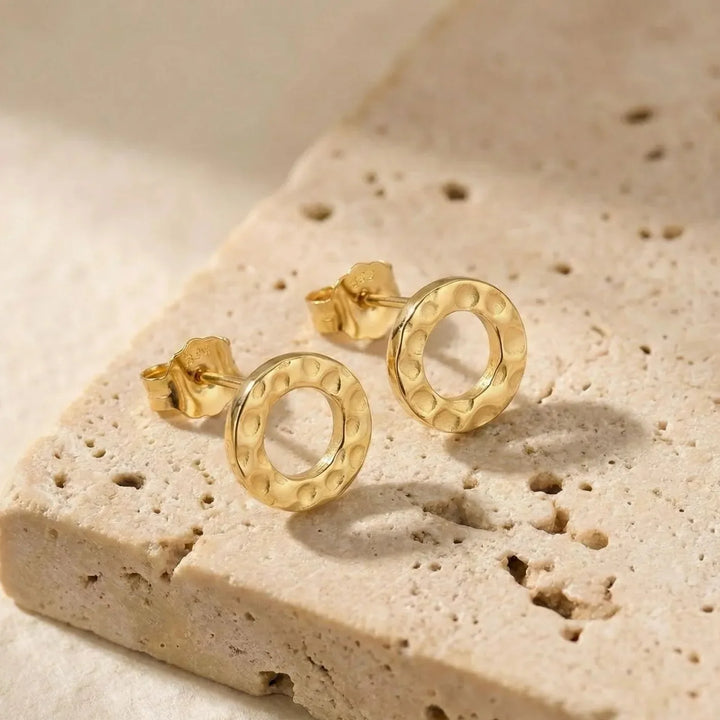 Alisa Earrings, worn on the ear