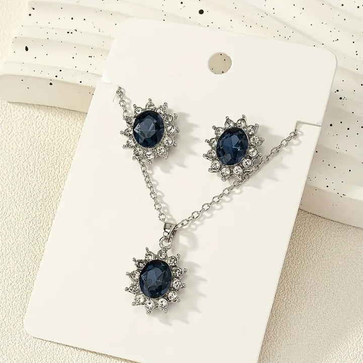 Katya Azuryn Jewelry Set | Silver-Tone