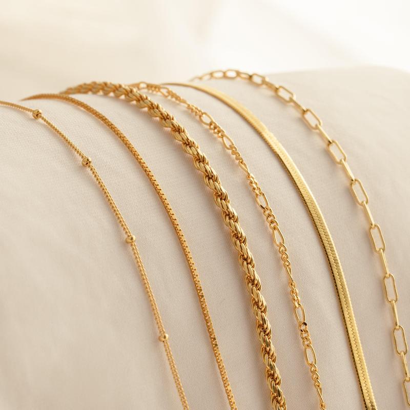Six-Chain Stacking Bracelet Set