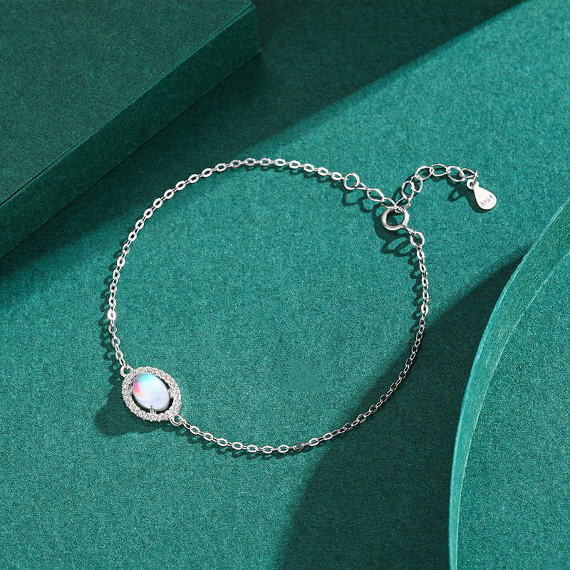 Moonstone Bracelet, close-up detail