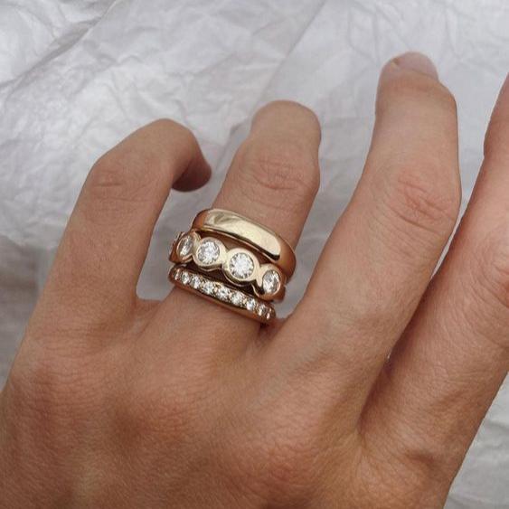 Magica Forged Gold-Tone Ring