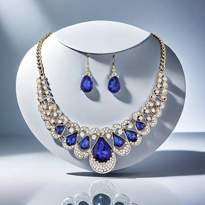Maevina Zafiros Jewelry Set | Gold-Tone