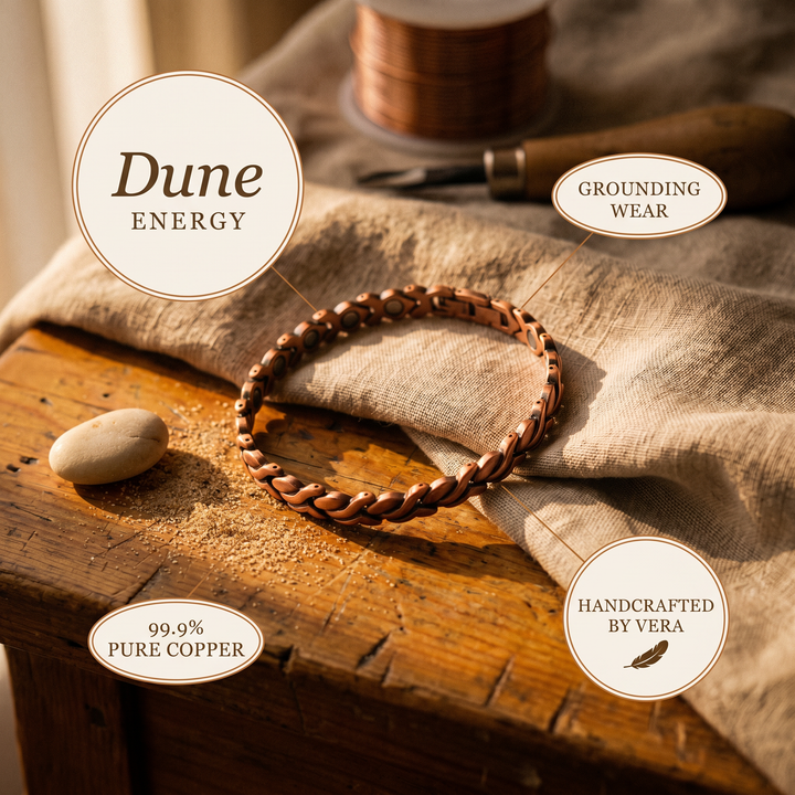 Dune Copper Anklet