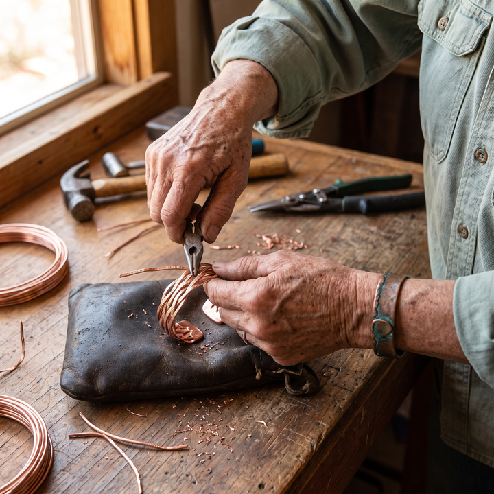 Wisp Copper Bracelet