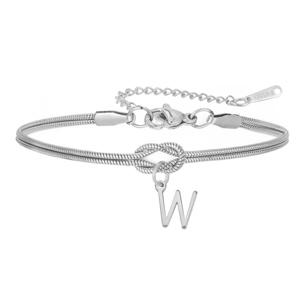 Personal Connection Initial Bracelet, shown on a plain background 9