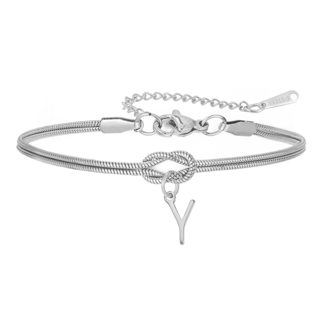 Personal Connection Initial Bracelet, side view 9
